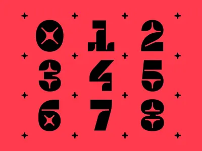 Funky all the way custom lettering custom letters custom type design funky graphic design numbers type typedesign typography