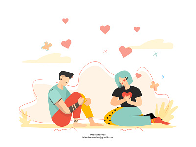 Chill love - Rainbow Village - Blush Library 2022 animation app branding character color cool design illustration illustrations lgbt logo motion design queer retro ui ux vector vintage website