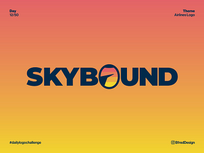 Logo Challenge – Day 12 airline airplane bold branding bright daily logo challenge icon logo logomark logotype pattern sunset symbol warm window wing wordmark