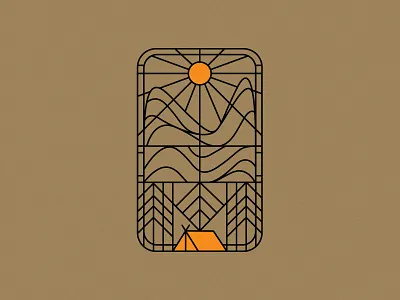 Camp camp clouds sun tent