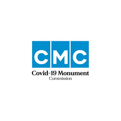 Covid-19 Monument Commission Logo adobe adobe illustrator design graphic design icon logo logo design minimalist minimalistic profesionnal unique watermark