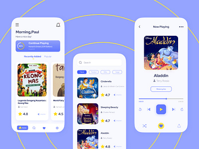 Audio Book Mobile App Exploration audio book best shot clean creative design exploration figma inspiration minimalist mobile app modern modern ui popular shot product product design trendy shot ui ui design uiux ux