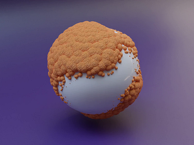 Procedural Cheeto Dust 3d 3d art 3dart 3dillustration animation b3d blender blender3d cycles digitalart illustration isometric loop lowpoly modeling render