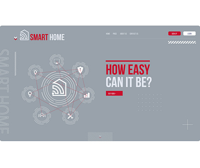 Smart home - landing page landing page