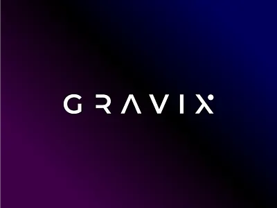 GRAVIX Logo adobe adobe illustrator branding creative custom design graphic design logo logo design professional space space logo unique