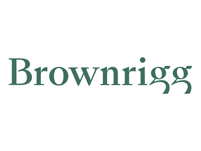 Brownrigg branding design icon logo typography
