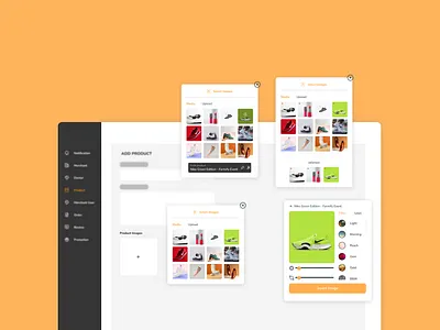 Floating Image Selection | Component Design browse component dropdown figma form image input label minimalist outstanding component photos react simple uix upload web design
