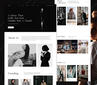 UI/UX E-Commerce project Concept Design dribbble ecommerce ecommerce website fashion website figma ui uiux ux