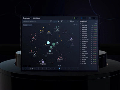 Handshake Influence Dashboard Design animation dashboard dashboard designer data design figma interactions interface motion graphics ui uidesigner uiinspiration uiux uiuxdesign user interface