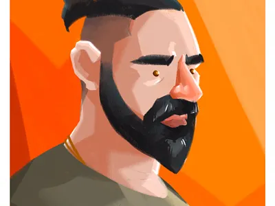 Selfportrait illustration