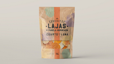 Cuarto de Luna — Lajas de Panela Horneadas branding illustration mexico packaging pattern