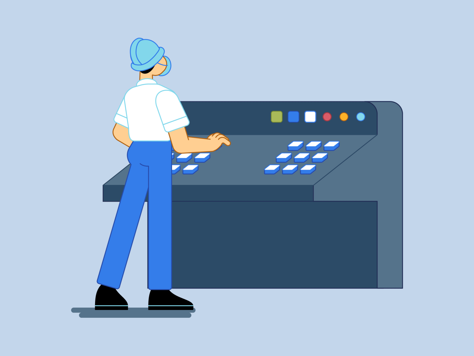 Sou de Algodão - Personagem Beneficiamento 2d after effects animation graphic design illustration illustrator motion graphics vector