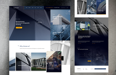 Alumalign design ux design ux ui web web design website
