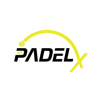 Padel X art branding design flat logo luxury minimal modern padel padel design padel logo sport sports logo tennis