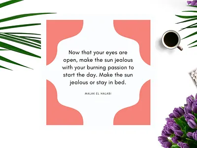 Single Quote From The 50 Colorful Instagram template Pack2 social media engagement