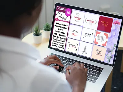 In Use-The 50 Colorful Instagram Quote Templates 2 social media engagement