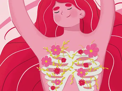 Breast cancer is not a verdict 2d 2dart bookillusrtation breastcancer cancer childrensbookillusrtation digitalart illustration procreate