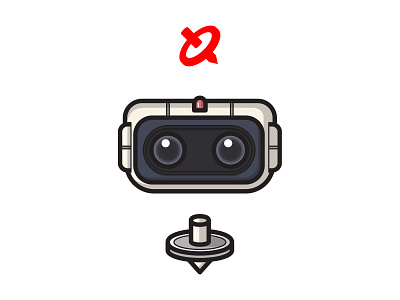 R.O.B. character design graphic design illustration illustrator nes nintendo robot smash bros