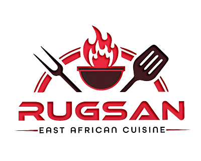 RUGSAN Cuisine brand guides brand identity branding colors scheme logo design restraunt logo typography