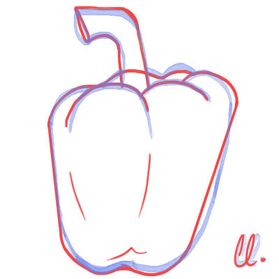 dimenton:-) art artwork food foodillustration illustration pepper photoshop