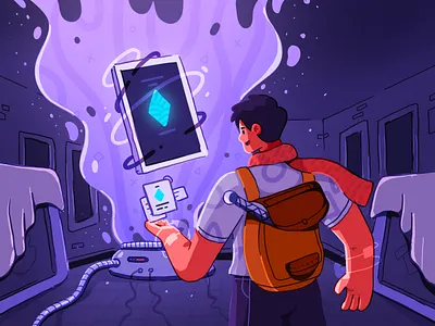 The NFT Adventure adventure ai animation ar artificial intelligence augmented reality character flat illustration game graphic design illustration illustrations metaverse nft vector illustration virtual reality vr