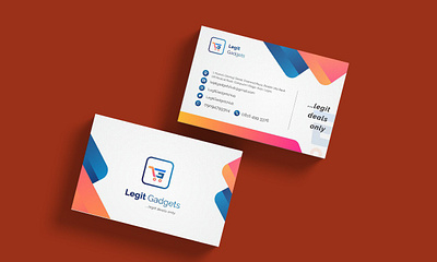 Modern Business card brand branding businesscard card creative design logo social media