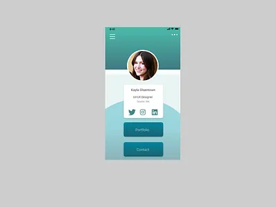 Profile dailyui ui ui
