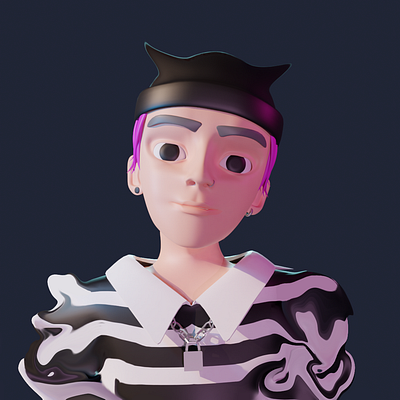 3D Suisei Music Character 2d animation 3d 3d animation 3d art cover ahmad dimas animation art cover blender 3d branding design graphic graphic design illustration logo maskot motion graphics music art music art cover shot 3d suisei