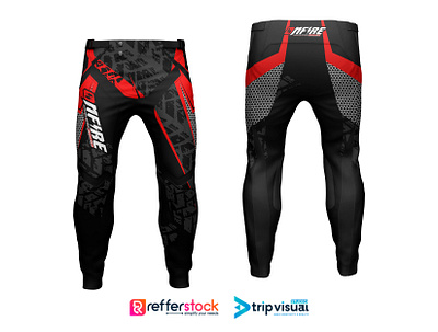 Motocross Pants Design – Onfire 3 apparel clo3d clothes clothing design fashion fashion design graphic design motocross pants sublimation sublimation design