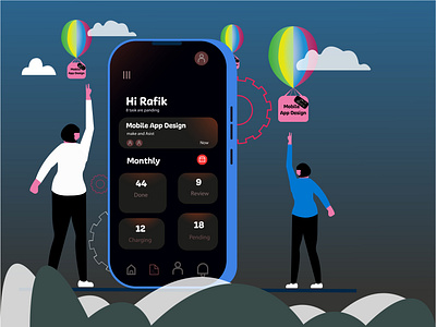 Mobile app page design app page graphic design mobile app design mobile page design page design