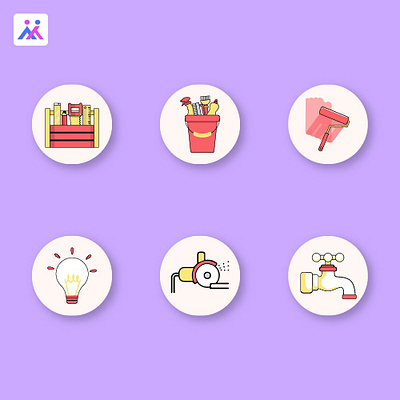 Iconography branding icongraphy illustration visual design