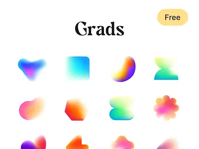 Gradient blobs - Free download abstract blobs free download gradients mesh shapes social media
