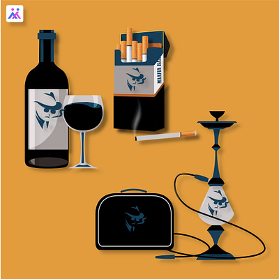 Branding branding illustration logo vector