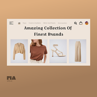 Animated Web UI Design animation e commerce ecommere ui web ui