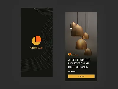 Oremic.co - Official Store 3d adobexd animation app branding clean crypto elegant explore fintech furniture home marketplace motion graphics nft profile simple ui