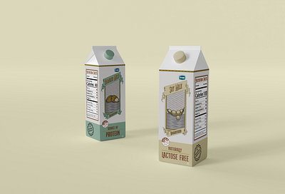 TETRAPACK FOR MILK design graphic design illustration vector