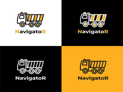 Minimalistic logo for a construction equipment rental company adobe illustrator building construction machinery design dump truck graphic design illustrator logo logo design logos minimalist logo vector