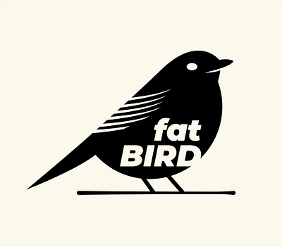 Fat Bird Logo bird bird logo illustration logo