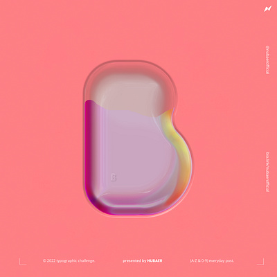 Letter "B" Liquid Glass Effect 36 days of typography 3d 3d illustration 3d logo art direction branding design graphic design illustration logo type design typography vector
