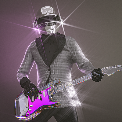 Daft Punk - Thomas 3d 3d artist avatar avatars branding c4d design graphic design illustration logo md meta metavatars motion graphics