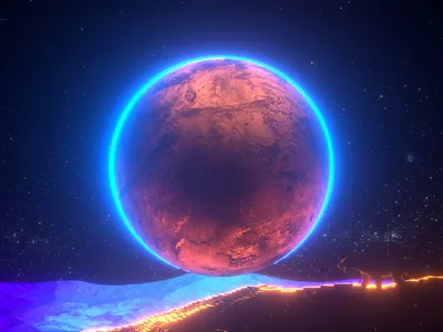 DeepSpace - Abstract 3D Art 3d illustration motion graphics