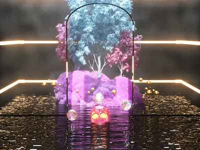 Dreamaturgy - 3D Art 3d abstract c4d cgi illustration motion graphics octane surreal