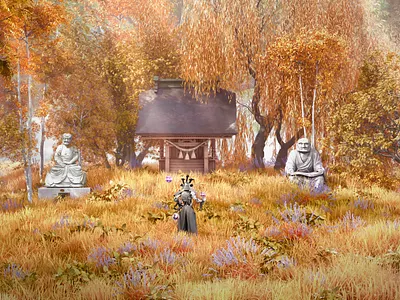 Distant Places (Honor) - 3D Illustration 3d abstract blender cgi design illustration motion graphics