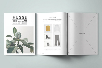 Hugge Magazine Template a4 agency art book book template booklet catalog company indesign magazine magazine template personal portfolio portfolio template print print template resume resume template simple template