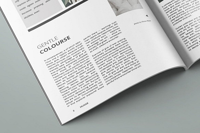 Hugge Magazine Template a4 art book book template booklet catalog company indesign magazine magazine template personal portfolio portfolio template print print template resume resume template simple template