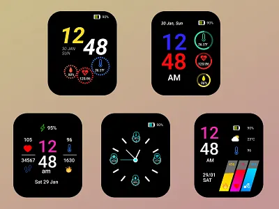 Smart watch UI app branding design gaming graphic design icon illustration logo ui vector