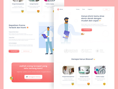 🩸 Bloove - Blood Donor App blood blood donor hospital medical ui ui design uiux web design