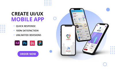 Create UI/UX Mobile App app design branding charity charity app crypto currency donation app graphic design ios android app professional app ui ui mobile app