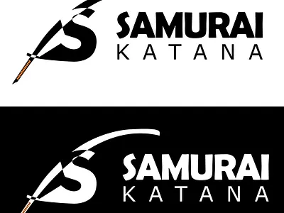 Day 4 Daily Logo Challenge dailylogochallenge katana logo samurai