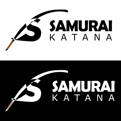 Day 4 Daily Logo Challenge dailylogochallenge katana logo samurai